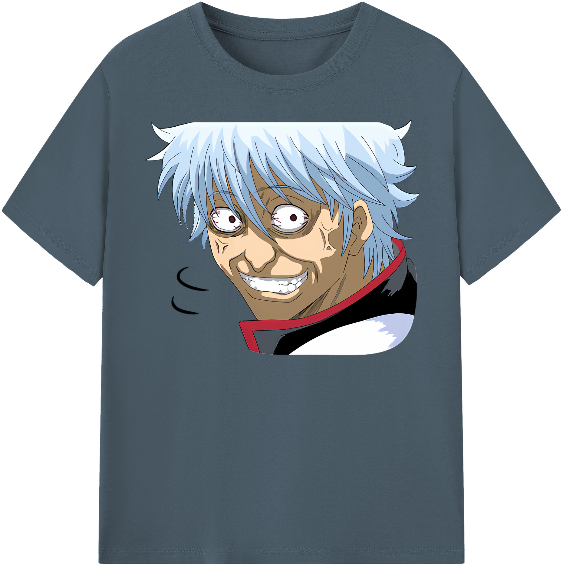 （画像用） ぎんたま 坂田銀時（さかたぎんとき） 神楽 志村新八（しむら しんぱち） GINTAMA Sakata Gintoki Kagura Shimura Shinpachi 綿100％半袖Tシャツ（フロントプリント）